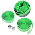 thumbnail image 6 of unbranded 2 Pairs  Handlebar Tape Wrap Road Bike Lightest Bar Ribbon Cork with End Plugs and Self-Adhesive Strips(Green), 6 of 8
