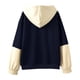 thumbnail image 5 of Blusa de manga larga con estampado navideño informal a la moda para mujer, suéter con bolsillo, sudaderas con capucha Fridja bvmnju5875, 5 of 6