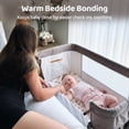 thumbnail image 5 of HARPPA 3-in-1 Baby Bassinet Bedside Sleeper, Khaki, 5 of 10