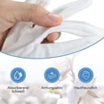 thumbnail image 3 of Guantes de algodón blanco, con tela blanca, 12 pares (24 guantes) Afortunado Sencillez, 3 of 5