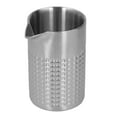 thumbnail image 2 of Cocktail Mixing Glass Stainless Steel Frosted Double Walled Bartending Mixing Glass for Bar, 2 of 19