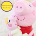 thumbnail image 6 of Lil Friends Peppa Pig Big Sis 11.5-inch Plush Stuffed Animal Featuring Baby Evie, Kids Ages 3 and up, 6 of 9
