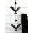 thumbnail image 6 of Whimsical Alchemy Sorcerer Night Goth Owls Metal Wall Hanging Mobile Wind Chime, 6 of 6