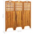 thumbnail image 4 of vidaXL 3-Panel Room Divider 121x2x120 cm Solid Acacia Wood, 4 of 5
