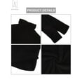 thumbnail image 6 of Gustave Womens Turtleneck Oversized Sweaters Batwing Long Sleeve Pullover Loose Jumper Tops Winter Fuzzy Fleece Warm Sweaters "Black,S", 6 of 9