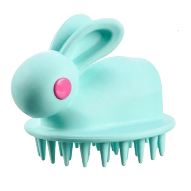 Cepillo de champú Sunnimix masajeador cerdas de silicona para cabelludo