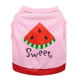 thumbnail image 1 of Ropa Methold Chaleco de verano Sandía Carta Impreso Rosa Rojo М, 1 of 6