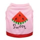 thumbnail image 1 of Billuyoard Ropa Camisa Chalecos de algodón de verano Sudaderas con capucha de letras de sandía Disfraces impresos Chaqueta elástica redonda Perros Ropa para mascotas Rosado rojo С Billuyoard PT003726-07B, 1 of 6