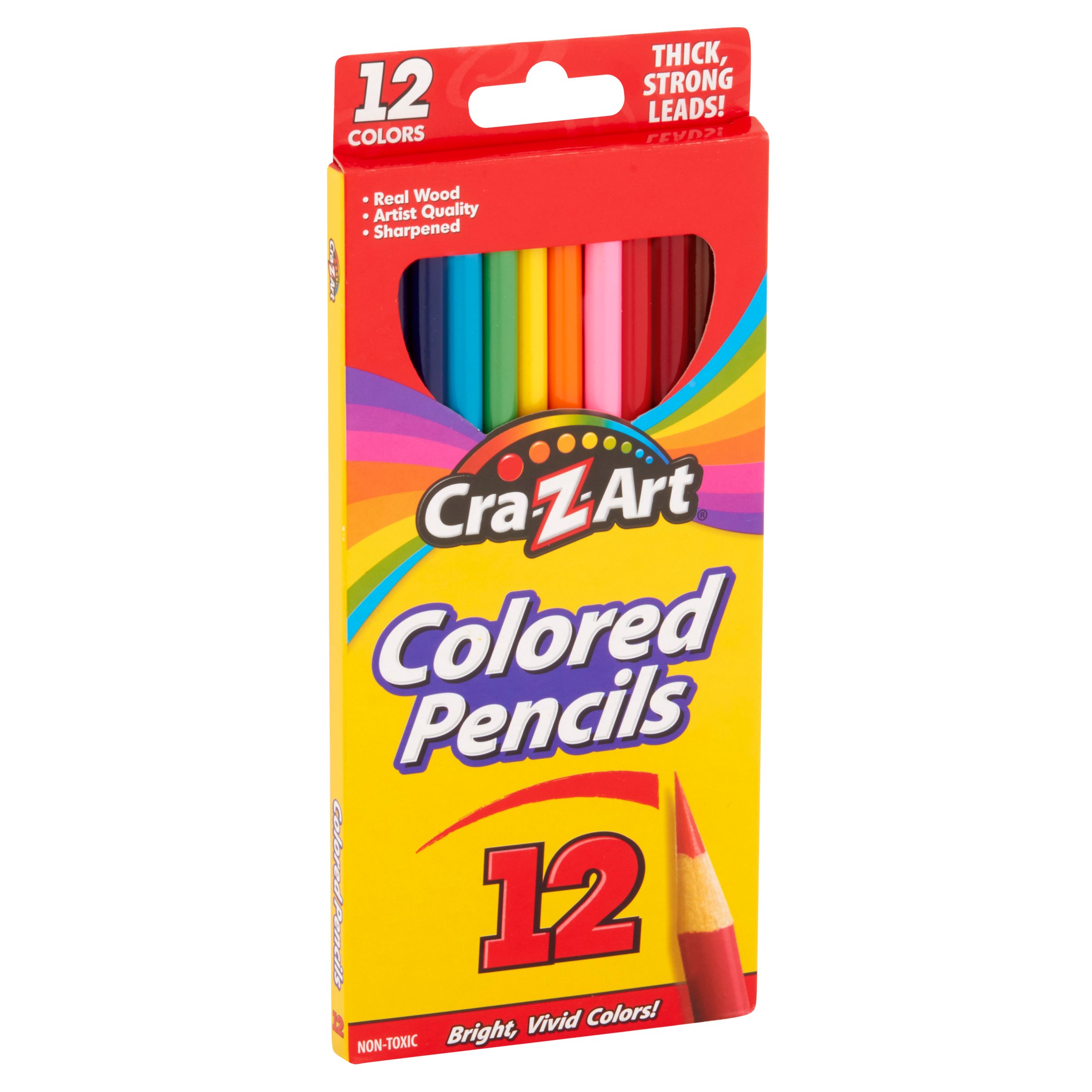 Cra-Z-Art Colored Pencils, 12 Count, Beginner Child to Adult, Back to School Supplies - image 3 of 11