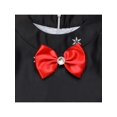 thumbnail image 5 of Girls Dress Black Christmas Santa Snow Xmas Tree Party 7, 5 of 7