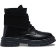 thumbnail image 3 of Botas Casuales para Mujer con Cordones Botin de Corte Medio Impermeable Tacon Bajo, 3 of 7