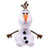 Disney Frozen II Olaf 8" Small Plush Toy Sitting Glitter Snowflakes