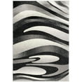 thumbnail image 2 of Rug Branch Modern Abstract Boho Black Grey Indoor Runner Rug - 2x13, 2 of 5