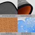 thumbnail image 2 of 2-Piece Kitchen Mat Set Non Slip Washable Floor Mats Decorative Rugs for Kitchen Sink Laundry Unicorn Made Of White Dots, 2 of 7