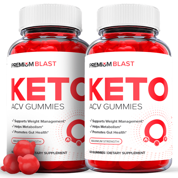(2 Pack) Premium Blast Keto ACV Gummies - Supplement for Weight Loss - Energy & Focus Boosting Dietary Supplements for Weight Management & Metabolism - Fat Burn - 120 Gummies