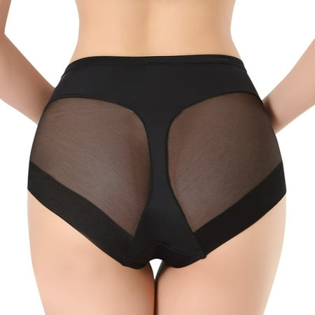 

FZM Women s Invisible Seamless Bikini Underwear Half Back Coverage Panties