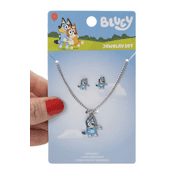 Bluey Jewelry Set Niecklace, Pair of Earings