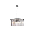 thumbnail image 3 of Sydney 8 light Matte Black Chandelier Clear Royal Cut Crystal, 3 of 7