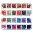 thumbnail image 1 of 2 Boxes Colorful Nail Art Acrylic Diamonds Decals Manicure Tips Charms, 1 of 8