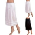 thumbnail image 6 of Women Half Slip Anti Static Long Skirt Underskirt Petticoat Extender Soild Color, 6 of 11