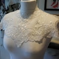 thumbnail image 3 of Yesbay DIY Embroidery Lace Hollow Round Neckline Collar Trim Clothes Sewing Applique,White, 3 of 8