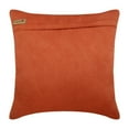 thumbnail image 2 of Custom Pillow Case, Rust Pillow Case, Contemporary Throw Pillow Cover, 12x12 inch (30x30 cm) Pillow Cover, Faux Suede Cushion Cover, Textured Pintucks - Contemporary Rust, 2 of 10