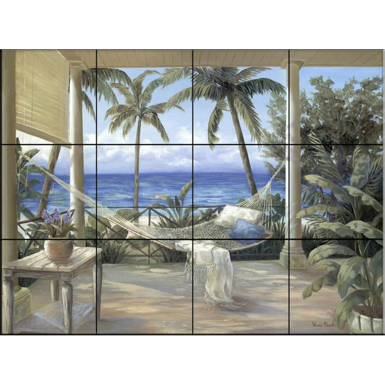 Ceramic Tile Mural - Olio d Olive- by Janet Stever - Kitchen backsplash / Bathroom shower Ceramic Tile Mural - Olio d Olive- by Janet Stever - Kitchen backsplash / Bathroom shower