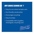 thumbnail image 4 of Recycling Bin Lid - 23 Gallon Round Cutout - Blue Plastic - Office & Home Use - Durable Eco-Friendly Replacement Cover, 4 of 4