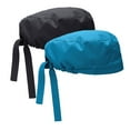 thumbnail image 3 of 2 Pcs Femmes Coton Bandage Ajustable Bonnet de Sarrau Bande Anti-Transpiration Chapeau Bouffant Hommes, 3 of 4