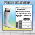 thumbnail image 3 of Yacht & Smith USA Pride Wholesale Cotton Socks For Men Woman Children, American Themed Socks (Mens (10-13) Tube,60), 3 of 6