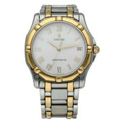 Concord Saratoga SL 18k Stainless Steel Roman White Dial Quartz Wrist Watch