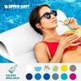 thumbnail image 4 of TRC Recreation Sunsation 1.75" Thick Foam Pool Float Lounger w/ Headrest, 3 Pack, White, 4 of 10