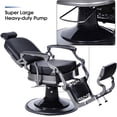thumbnail image 7 of BarberPub Heavy Duty Vintage Barber Chair All Purpose Hydraulic Recline Salon Beauty Spa Black 3850, 7 of 7