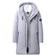 thumbnail image 4 of Chaqueta parka gruesa y cálida de moda para hombre, abrigo cortavientos de invierno, ropa de hombre de alta calidad, nueva marca, con capucha, informal, 4 of 5