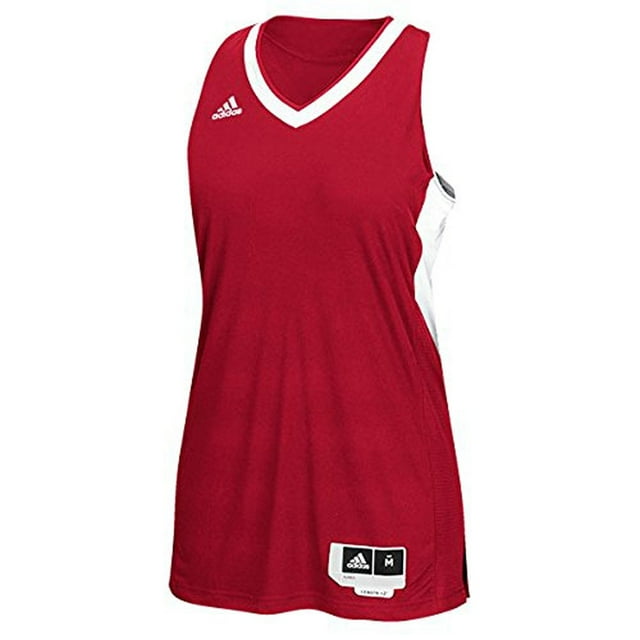 Adidas Commander 15 Maillot de Basketball pour Femmes m Blanc-Noir