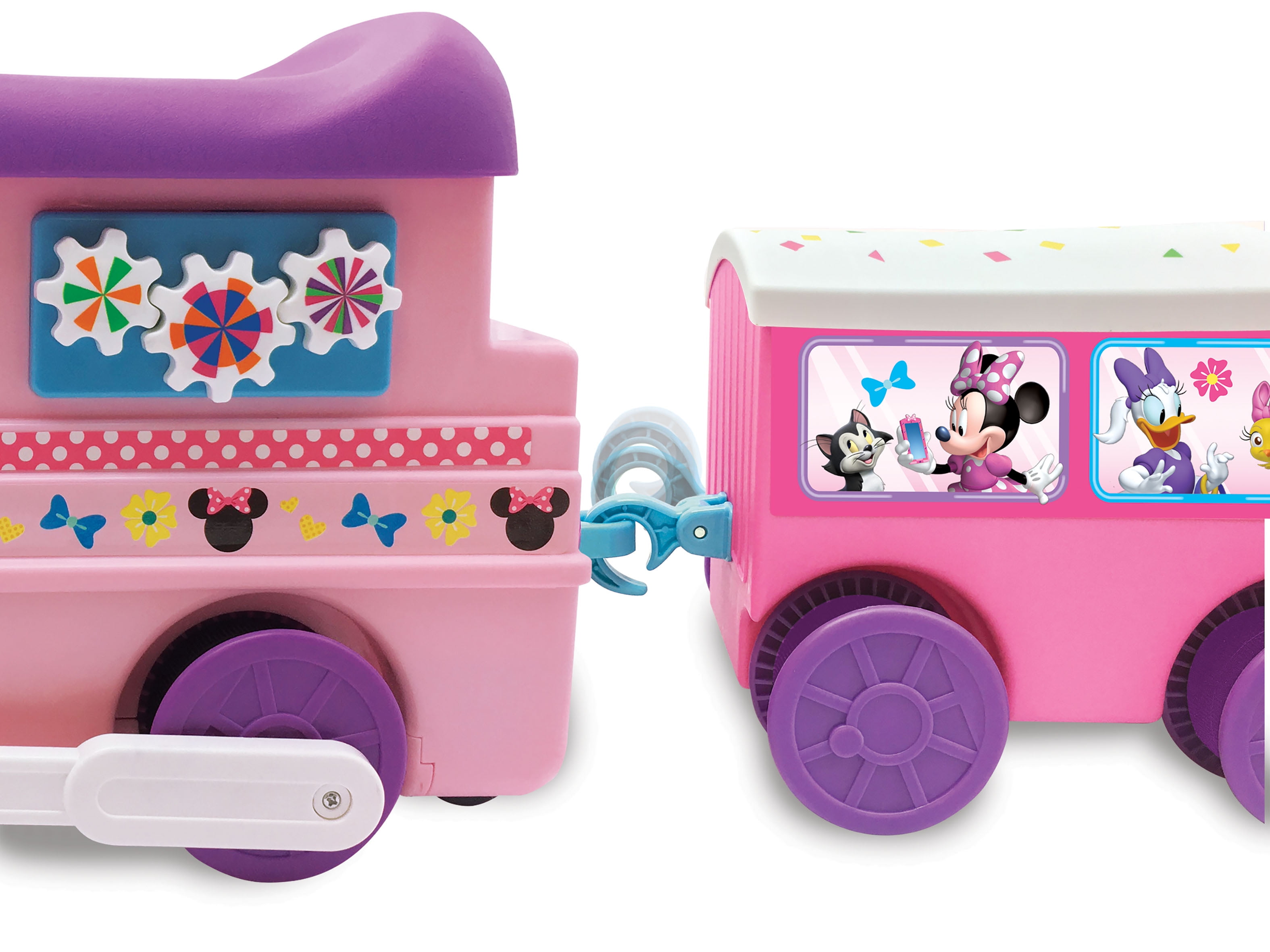 Disney Minnie Mouse 6 Volt Powered Train with Tracks and Caboose
