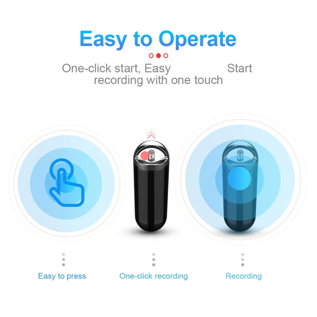 Elegant Pendant Styles Voice Control Sound Recorder Clear Sound And Long Time Capacity