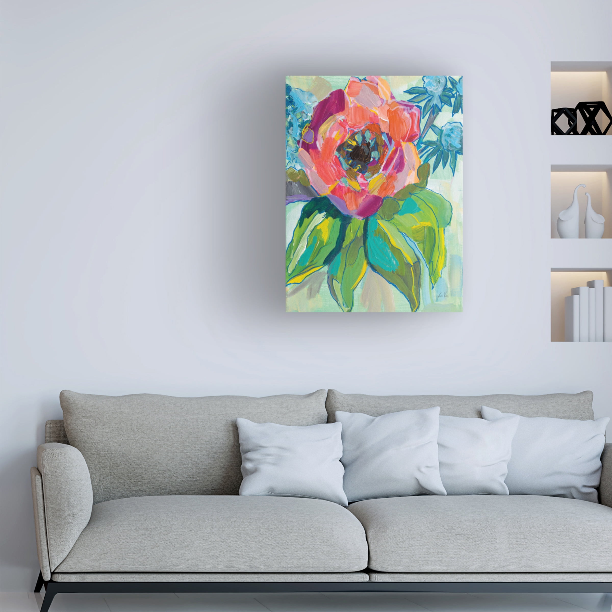 Jeanette Vertentes 'Poppy' Canvas Art