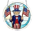 thumbnail image 1 of 3-Layer Acrylic Jigsaw Puzzle Artwork, 20x20mm Patriotic Decor Puzzle, Suitable for Home Decor, Independence Day & Holiday Gift Giving, 1 of 5