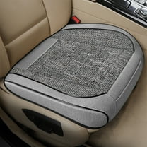 Elainilye Universal Linen Car Seat Cushion, Soft and Breathable Elevated Seat Pad, Non-Slip Comfortable Driving Accessory for Long Journeys, Office Chairs, and Home Use