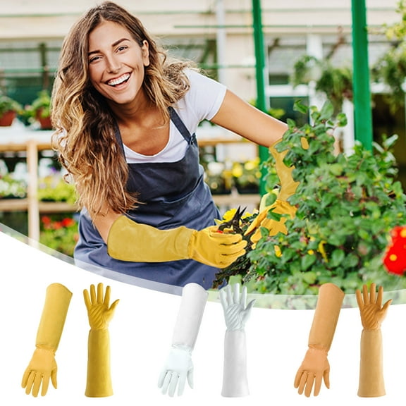 Msgweeeg Work Gloves Garden Gloves Garden Gardening Gloves Garden Gloves Long Sleeve Wrist Stab Proof Garden Gloves Work Gloves Long Sleeve Gloves