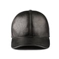 thumbnail image 4 of Brown Baseball Cap Genuine Leather Sheepskin Sna-pback Hi-gh Qu-ality Adjustable Dad Hat ,Soft Feel, 4 of 5