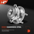 thumbnail image 4 of A-Premium Wheel Hub and Bearing Assembly Compatible with Hyundai Santa Fe 2007-2018 Veracruz 2007-2012 Kia Sorento 2011-2015 Sport Utility AWD Left or Right, 4 of 9