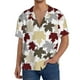 thumbnail image 1 of Fotbe maple leaves Camisa Estampada de Manga Corta para Hombre, Casual de Verano, Estilo Playero, Sin Arrugas-X-Large, 1 of 5