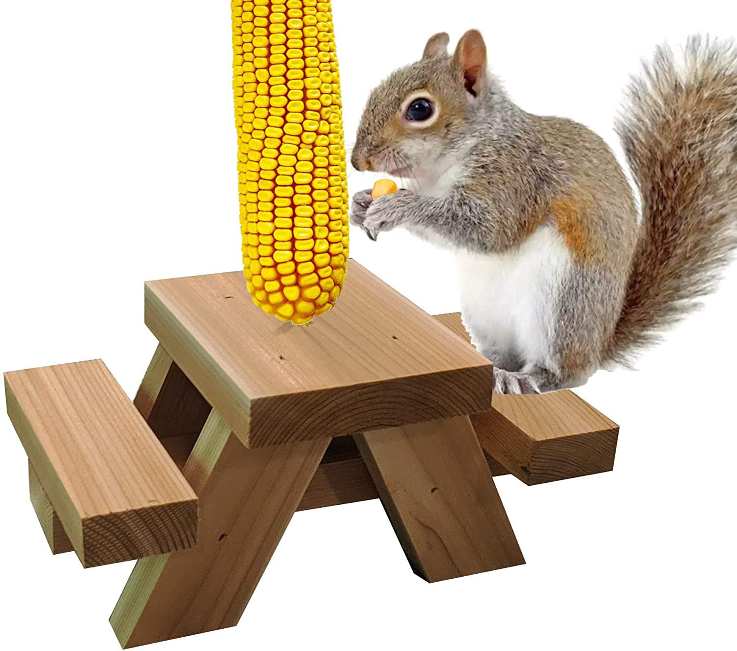 LARGE  Squirrel or Bird Picnic Table Feeder