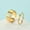 Gold, variant on 2pcs Rabbit Matching Promise Ring Animals Engagement Rings for Couples Men Women Jewelry 316L Stainless Steel Adjustable Easter Bunny Mother's Day Gift