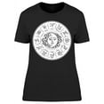 thumbnail image 1 of Zodiac Signs Horoscope Moon  T-Shirt Women -Image by Shutterstock, Female Small, 1 of 2