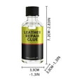 thumbnail image 2 of Boovnll Tool Kit, Leather Repair Glue Car Leather Seats Sofa Maintenance Glue Leather Scratch Repair Glue 30/50Ml, Tool Set, Home Essentials, Household Essentials, 2 of 2