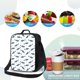 thumbnail image 4 of Fotbe Cute Shark Lonchera Bolsa de Almuerzo para Hombres y Mujeres, Lonchera de Gran Capacidad, Bolsa de Almuerzo Reutilizable, Bolsa Térmica Aislante, 4 of 7
