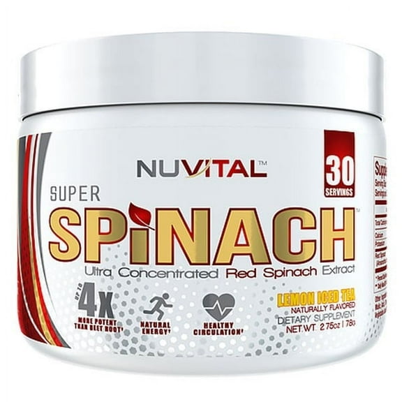 Innovapharm Formerly   Super Spinach Ultra Concentrated Red Spinach Georgia Peach (30 serv)